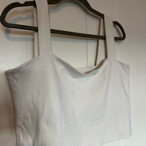 Abercrombie & Fitch Soft White Tank Top